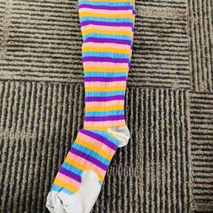 Compression Socks / Size L / Color Stripes / 1 Pair / 2030