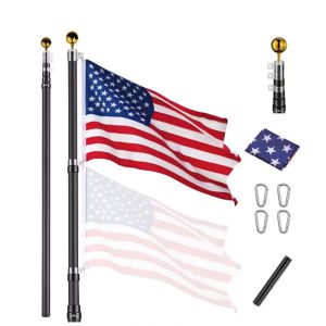 30-Foot Telescoping Flagpole (Black)