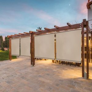 6x8 Roller Blind Pebble Beige Bead Chain