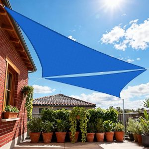 Custom 6'x6'x6' Equilateral Sky Blue Shade Sail