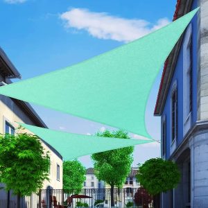 Custom 8'x8'x8' Equilateral Turquoise Solid Sun Shade Sail