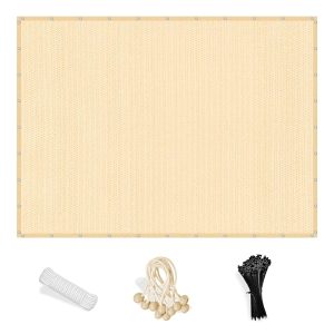 10' x 12' Beige Garden Net, 160g, Seamless, Standard Configuration