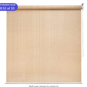 8x6 Roller Blind Beaded Chain in Sesame Color