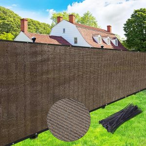 5' x 25' Fence, Brown, 130g, No Splice, Standard Configuration