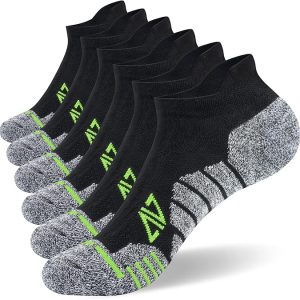 6-Pack Mixed Color Logo Athletic Socks, Sizes 12-15