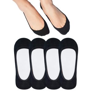 Invisible D-Cup Women's Socks (Black Single M4)