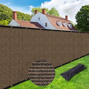 4' x 50' Brown Fence, 180g, Seamless, Standard Configuration