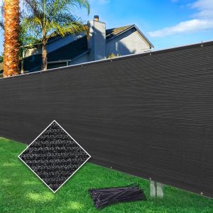 6' x 50' Black Fence, 180g, No Splice, Standard Configuration