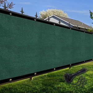 4' x 25' Fence, Dark Green, 130g, No Seams, Standard Configuration