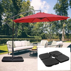 Four-Piece Water-Filled Umbrella Base