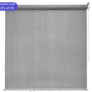 4x6 Roller Shade in Light Gray with Cord Control