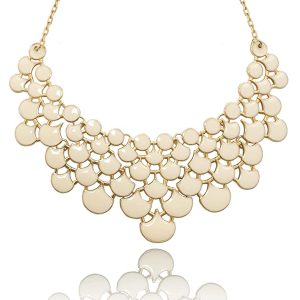 Ivory White Gold-Plated Necklace