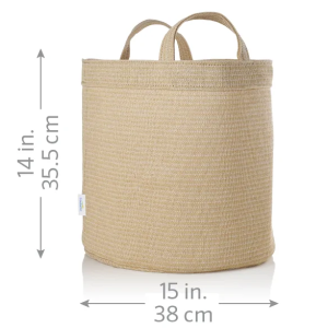 Plant Grow Bag, 10 Gallon, Sand Color, 2-Pack