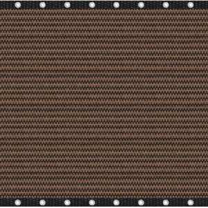 12' x 20' Mocha Garden Net, 160g, Seamless, Standard Configuration