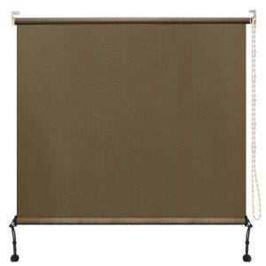 8x6 Roller Blind Walnut Beaded Chain