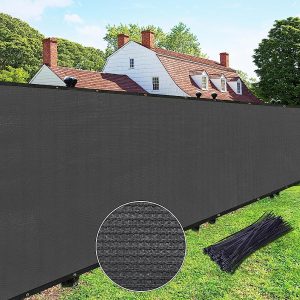 4' x 50' Dark Gray Fence, 130g, No Seams, Standard Configuration