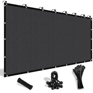 10' x 14' Dark Gray Garden Net, 160g, Seamless, Standard Configuration