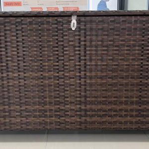 120-Gallon Rattan Storage Cabinet