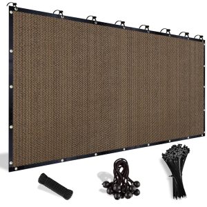 3' x 6' Mocha Garden Net, 160g, Seamless, Standard Configuration