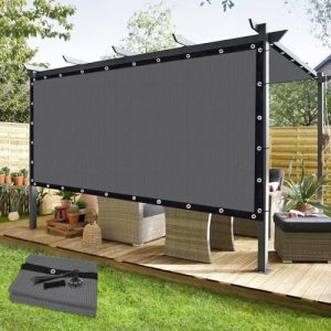 12' x 20' Light Gray Garden Net, 160g, Seamless, Standard Configuration