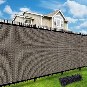 Custom 4' x 8' Brown Fence