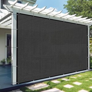 6' x 12' Dark Gray Garden Net, 160g, Seamless, Standard Configuration