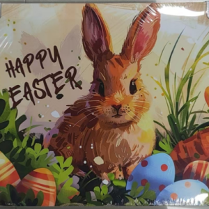28x40 Inch Rabbit Wood Frame Decorative Painting - Style 1