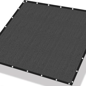 8' x 12' Dark Gray Agricultural Garden Net - 70% Light Transmission