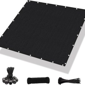 3' x 6' Black Garden Net, 160g, Seamless, Standard Configuration