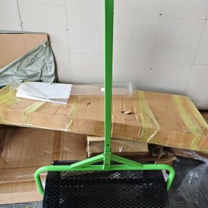 24-Inch Black Roller with T-Shaped Green Handle Spreader